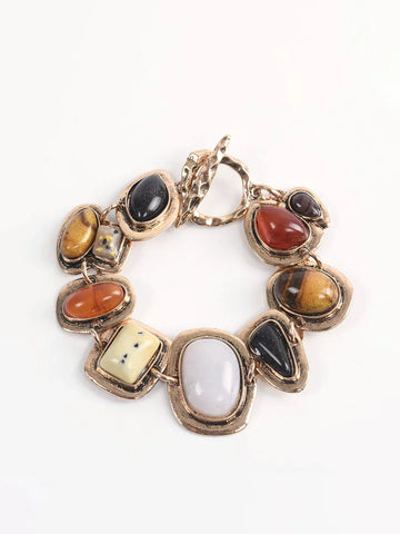 Boheme Geometrical Stones Bracelet