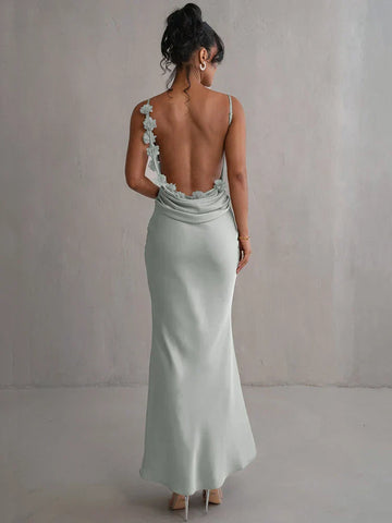 Azalea | Sleeveless Backless Maxi Dress