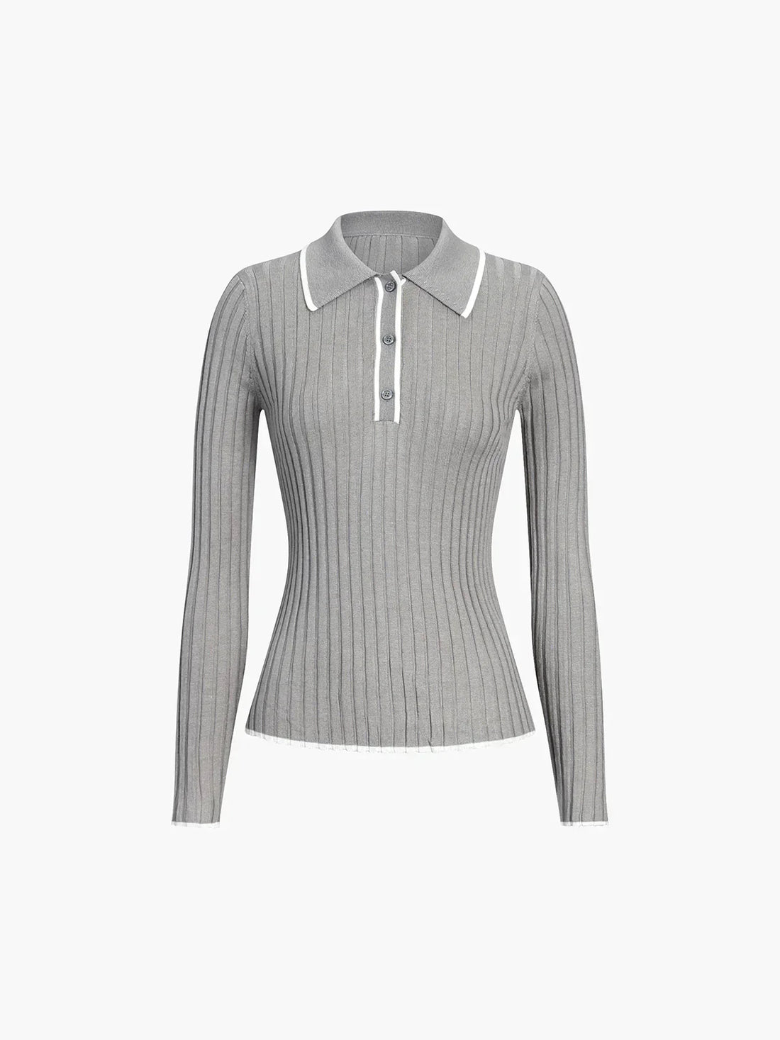 Oldmoney Aesthetics Polo Knit Top