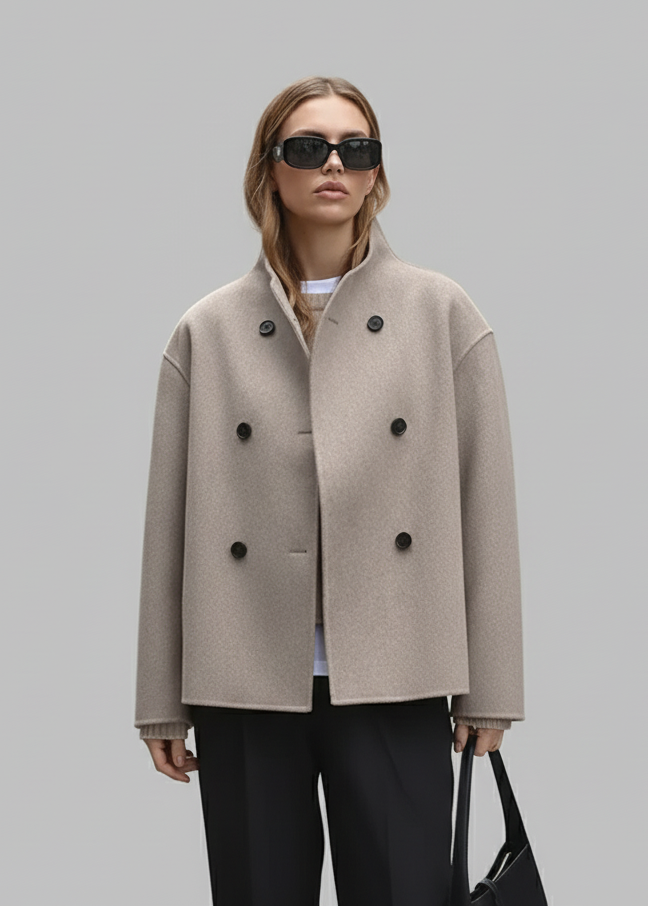 Oversized Button-Down Jacket