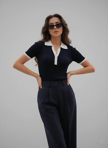 Élise Knitted Polo