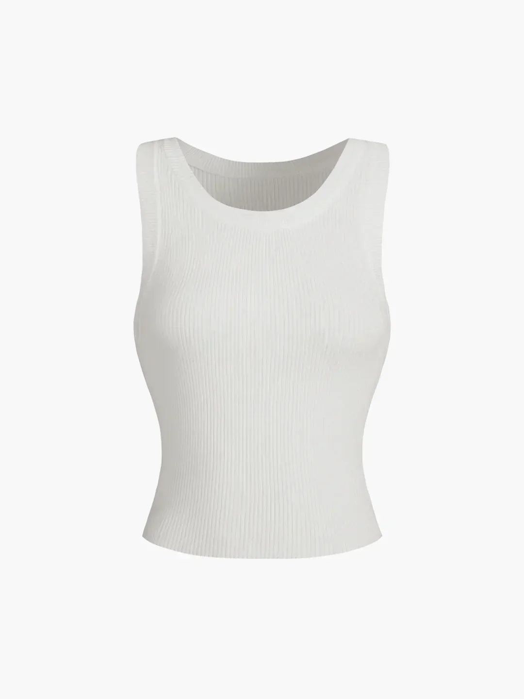 Solid Ribbed Sweater Top